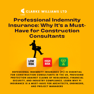 This blog explains why consultants within the construction industry need PII and what to consider when getting quotes